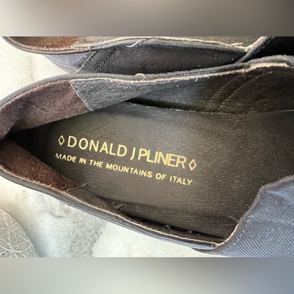 Vintage 90’s Donald J Pilner  black slip on flats. Never worn. 8.5 M - Picture 4 of 11